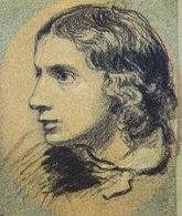 The earliest surviving portrait of Keats; a charcoal sketch by Severn, 1816