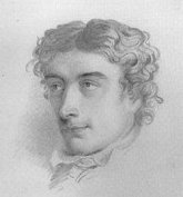 Sketch of Keats by Charles Wass after William Hilton; c1841