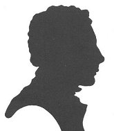 silhouette of Keats by Charles Brown, 1819