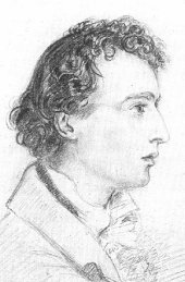self-portrait of Joseph Severn, who accompanied Keats to Rome
