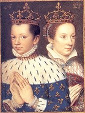 Portrait of Mary queen of Scots and her first husband, Francis II of France