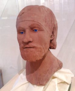 Reconstructed face of the Repton warrior, thought to possibly be Ivar the Boneless