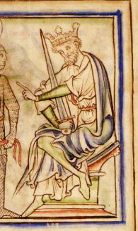 Harald I Harefoot in the 13th century The Life of King Edward the Confessor by Matthew Paris