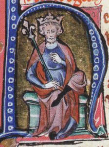 A 14th century portrait of King Canute the Great