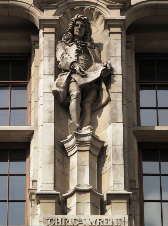 christopher wren statue