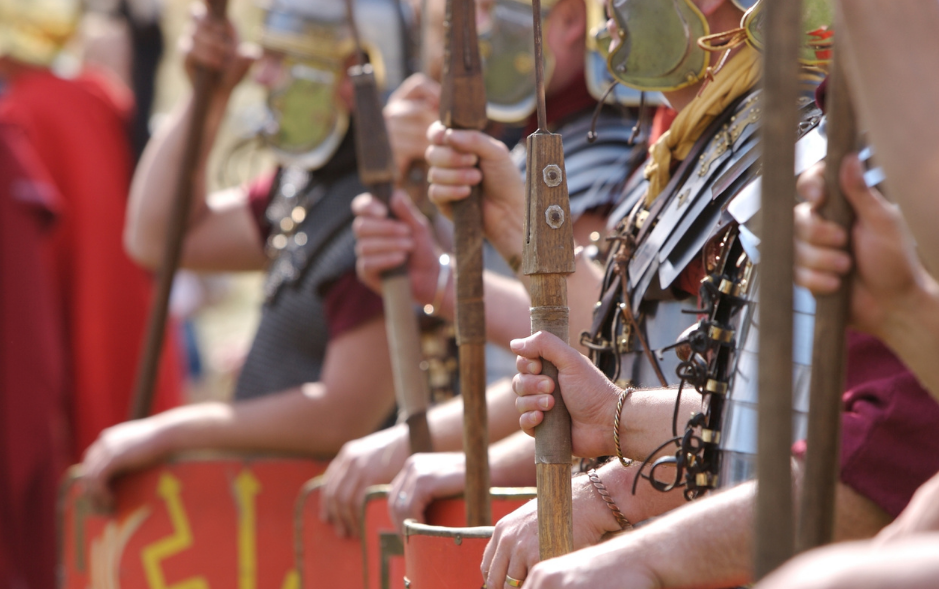 roman soldier formation