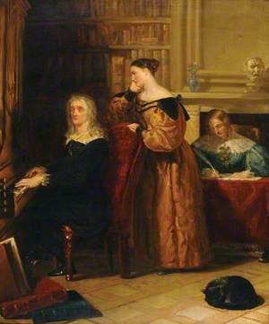 haydon-benjamin-robert-1786-1846-milton-and-his-daughters-at-the-organ