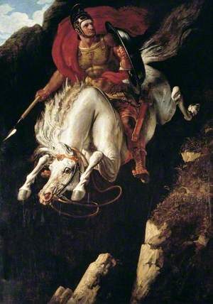 haydon-benjamin-robert-1786-1846-curtius-leaping-into-the-gulf