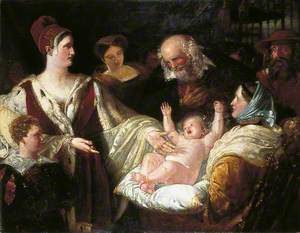 haydon-benjamin-robert-1786-1846-mary-queen-of-scots-when-an-infant